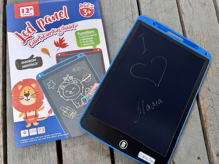 Планшет для малювання 1202 LCD Writing Tablet 12'' монохромний