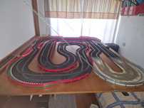 Estrutura com pista Scaletrix