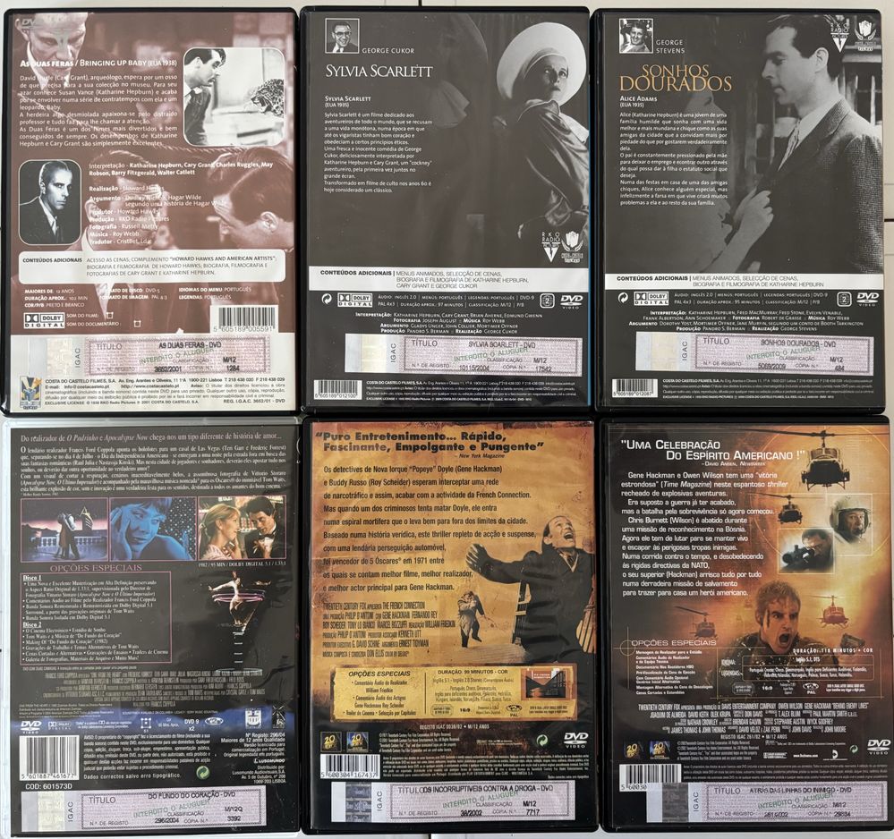 DVDs vários Lote 7