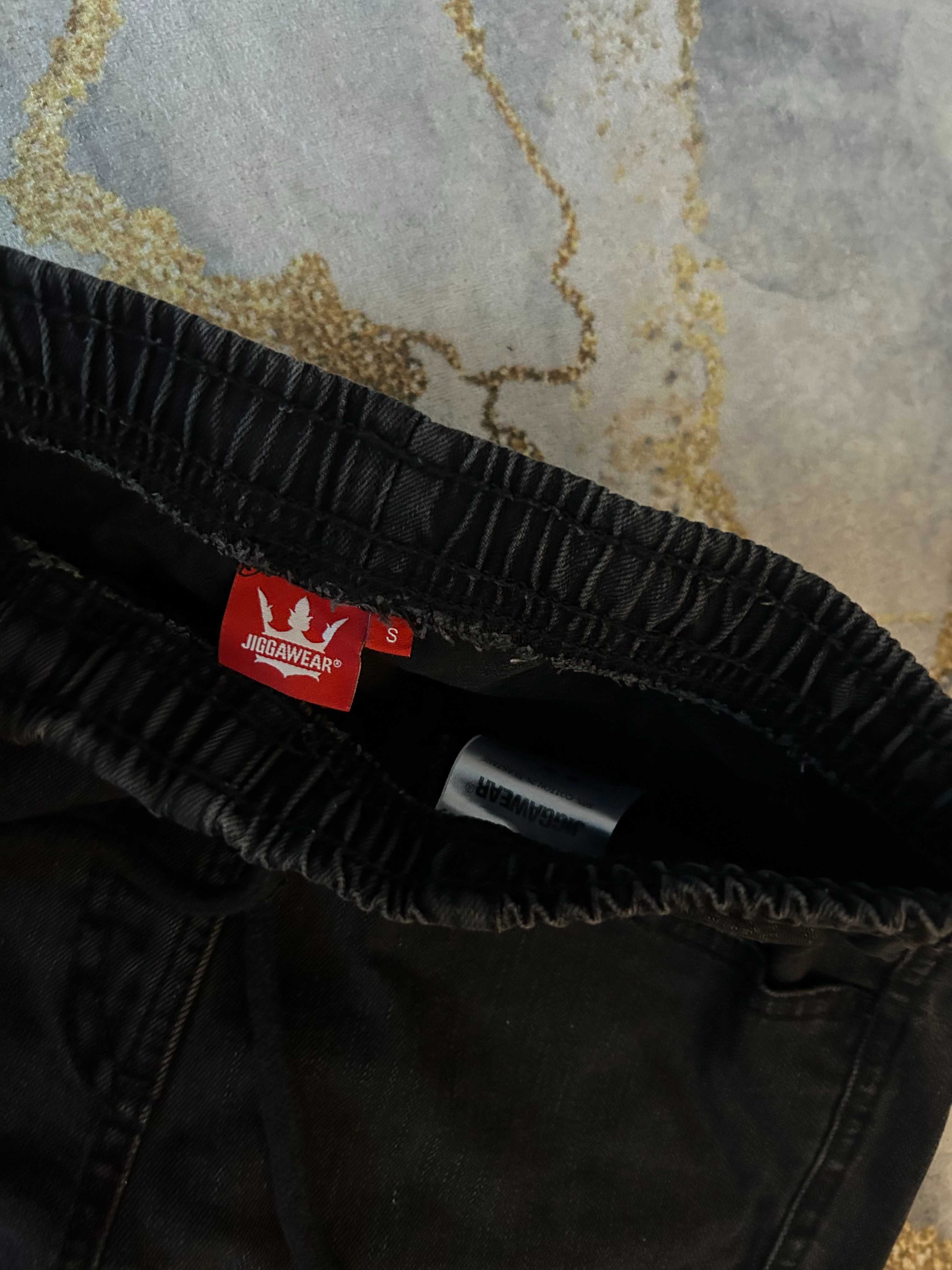 Jiggawear _ Czarne spodnie joggery S