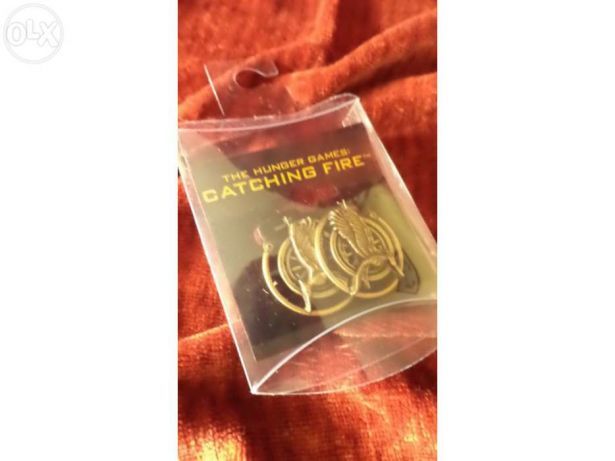 Hunger Games jogos da fome brincos mimo gaio - mockinjay earrings NOVO