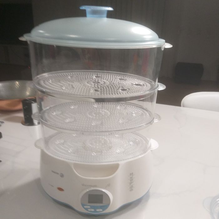 Panela cozer a vapor com 3 compartimentos Fagor nunca foi usada