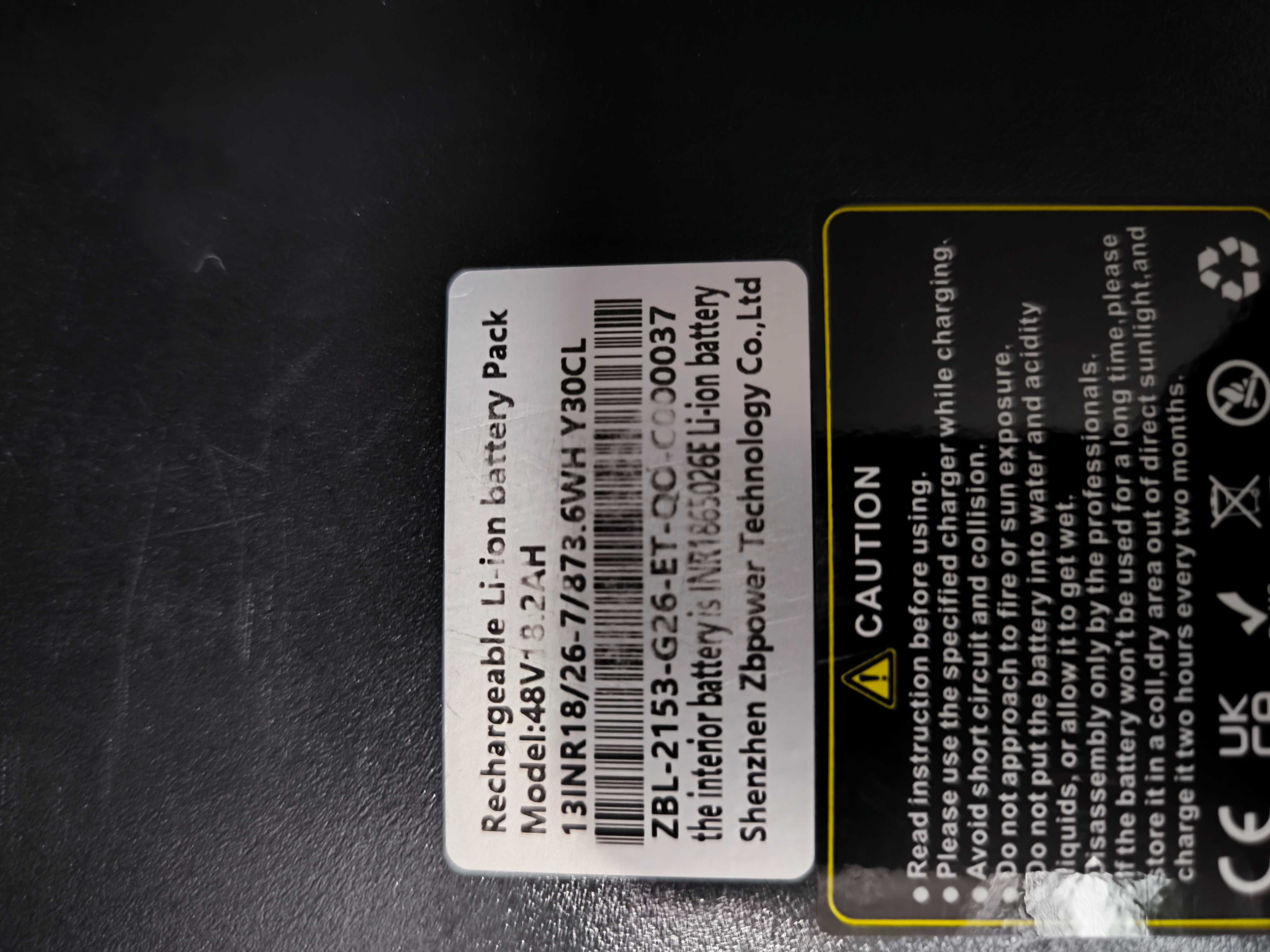 Bateria do roweru elektrycznego Nie używana