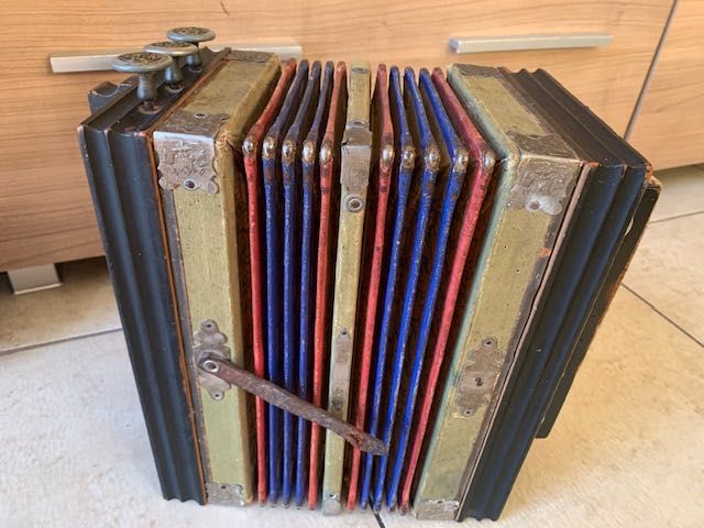 Akordeon heligonka Universal accordeon A. Pitschler & Son UNIKAT z XX