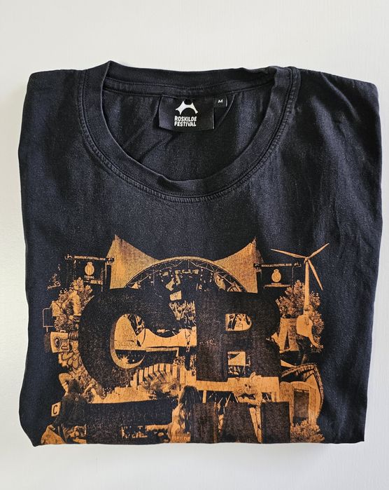 Roskilde Festival Tuborg 2018 Dania koszulka z festiwalu M czarna