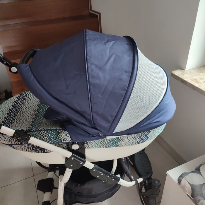 Wózek 2w1 LONEX gondola i spacerówka+akcesoria