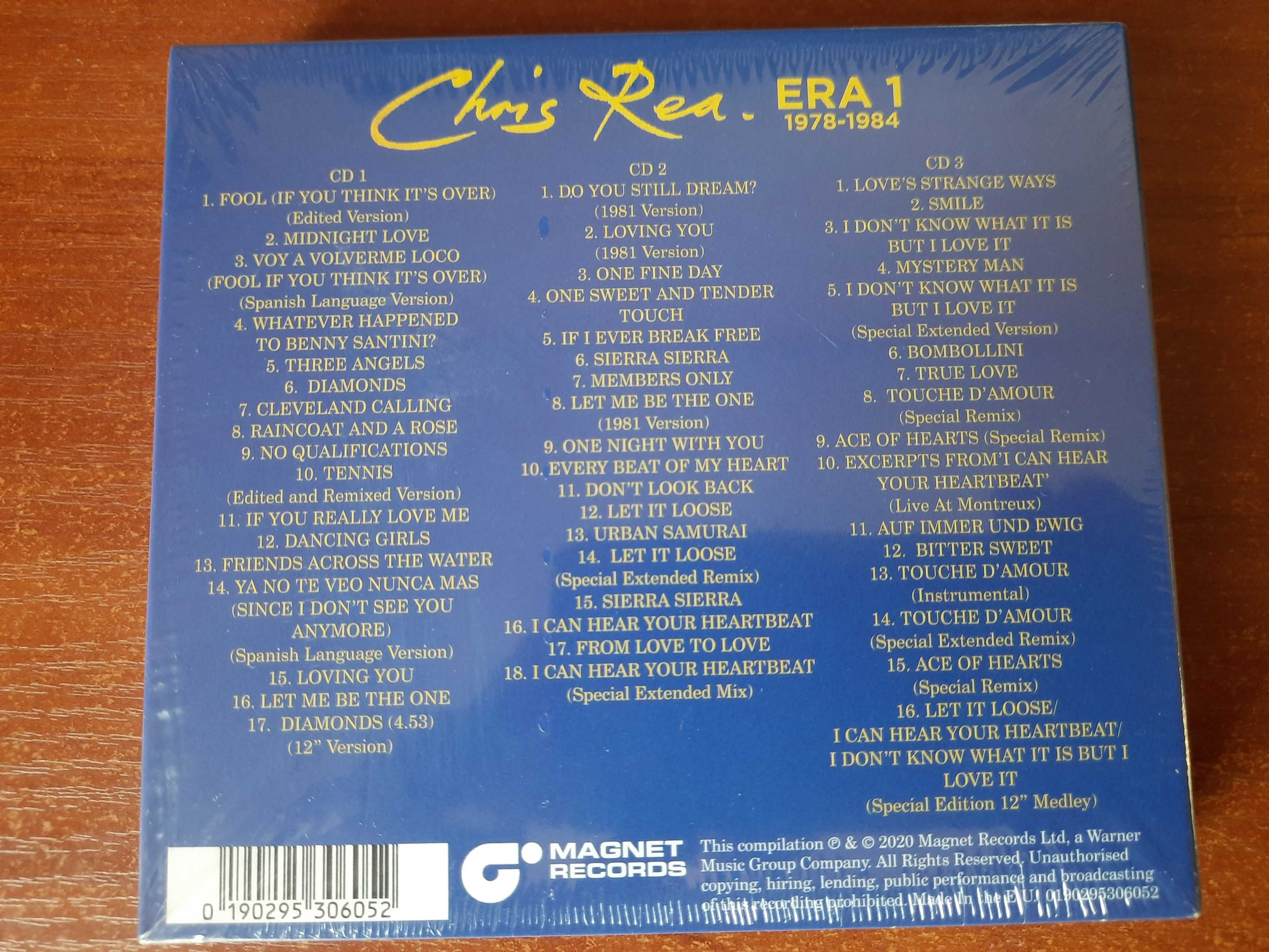 Audio CD Chris Rea - Era 1 (As Bs & Rarities 1978-1984) (3 CD), SEALED