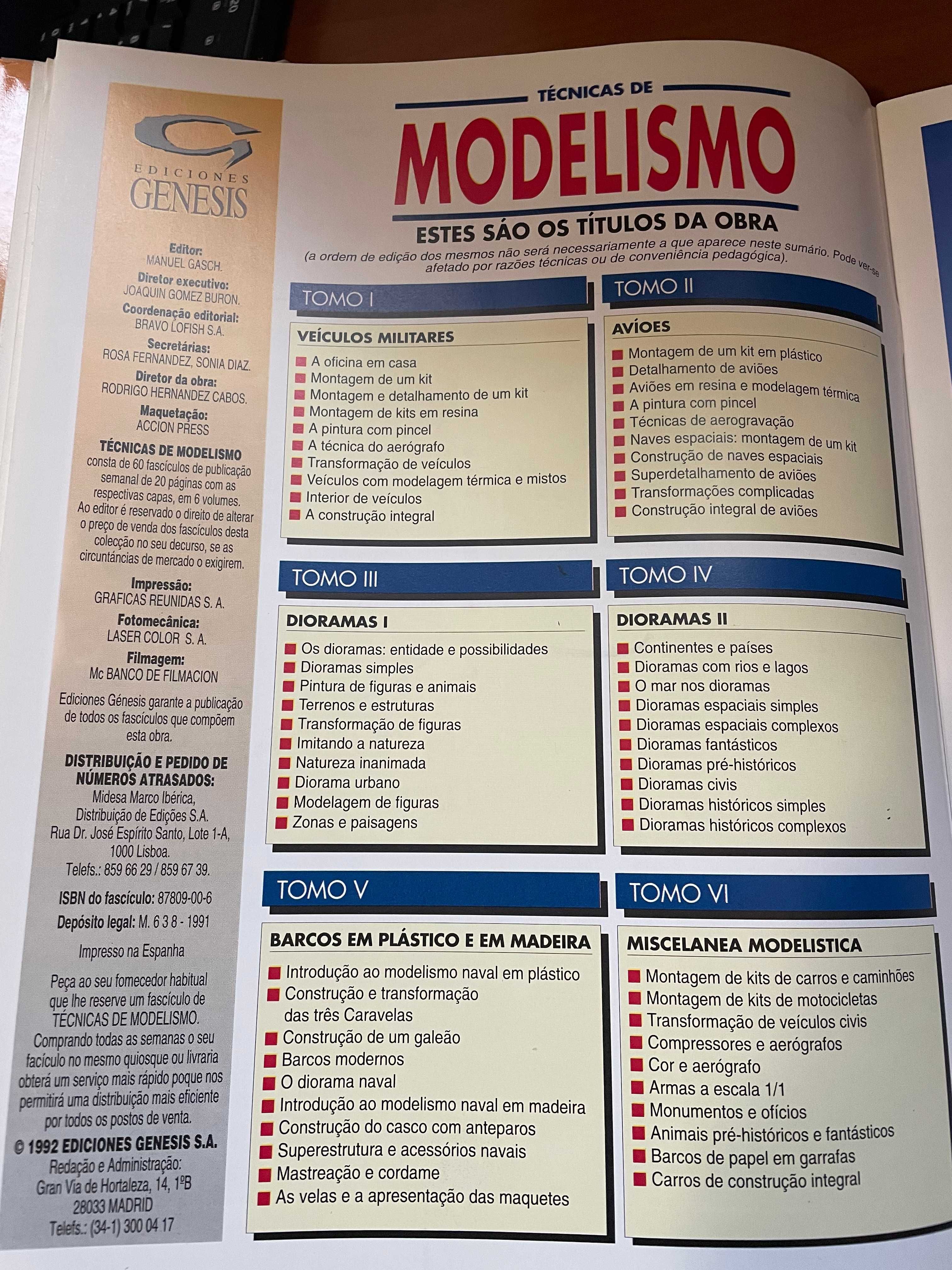 Coleção de fascículos Técnicas de Modelismo (1992)
