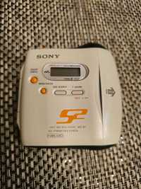 SONY 2002r. Net MD Walkman MZ-S1 G-Protection + Dyskietka z muzyką