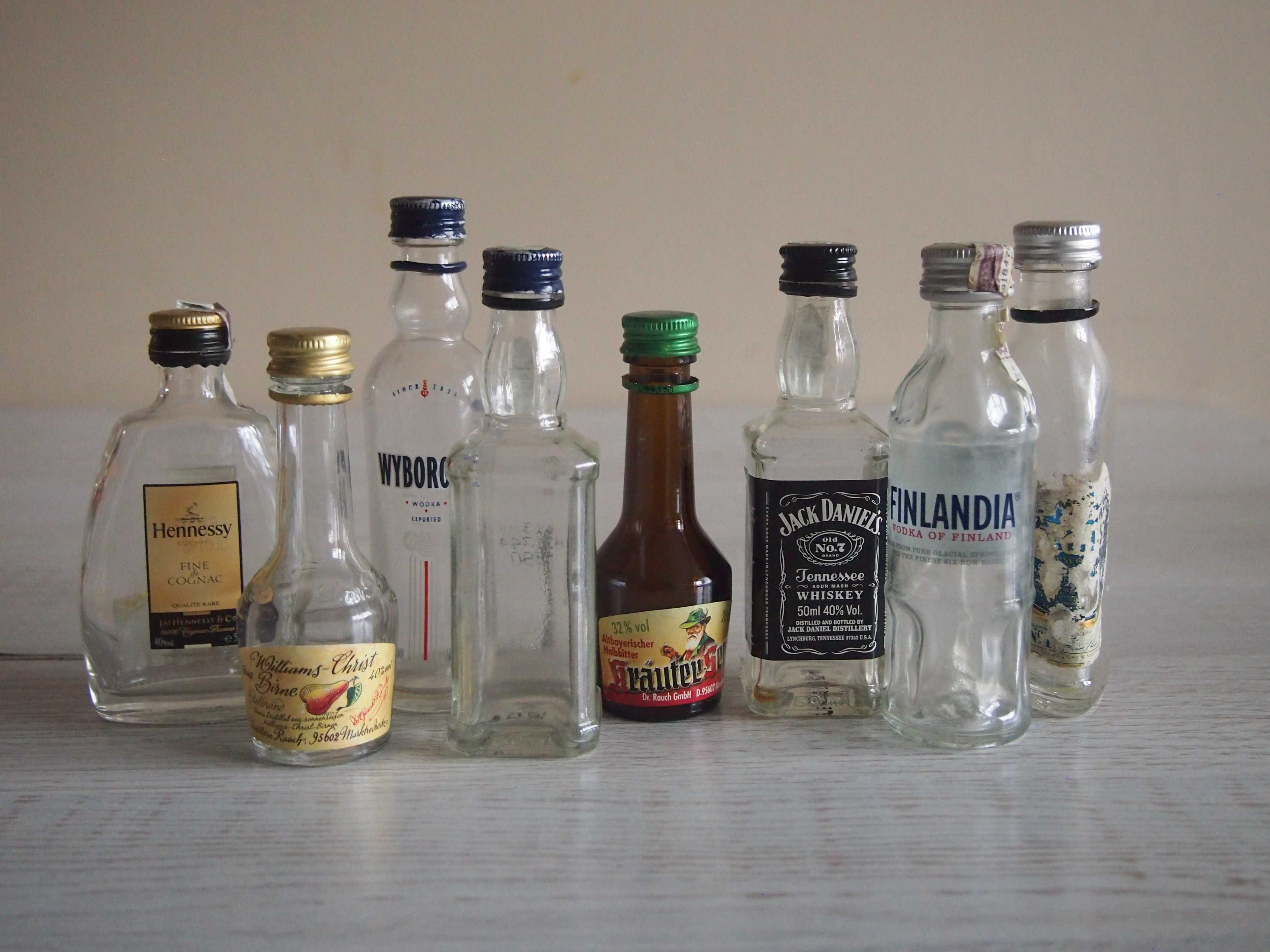Buteleczki 50ml. po alkoholu