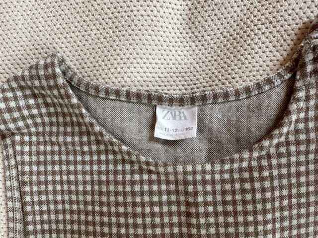 spodnie, typu ogrodniczki, producent: ZARA, rozm 152 cm
