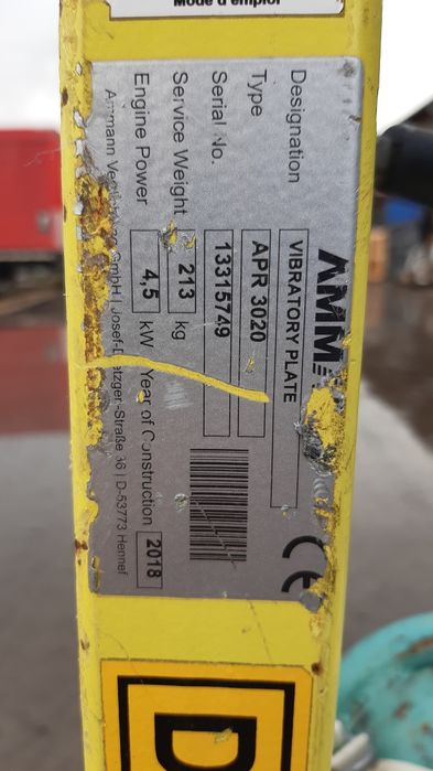 Zagęszczarka rewersyjna AMMANN APR 3020