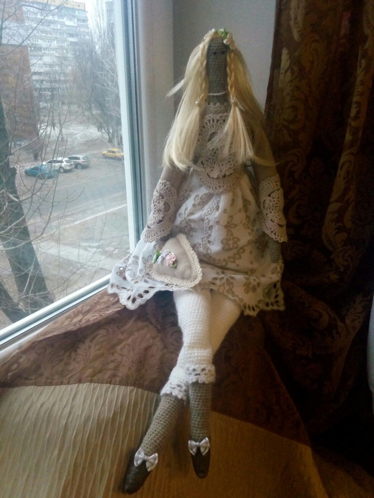 Интерьерная кукла Тильда 80 см.