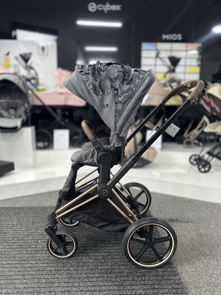 Cybex Priam Spacerowka Simply Flowers Grey