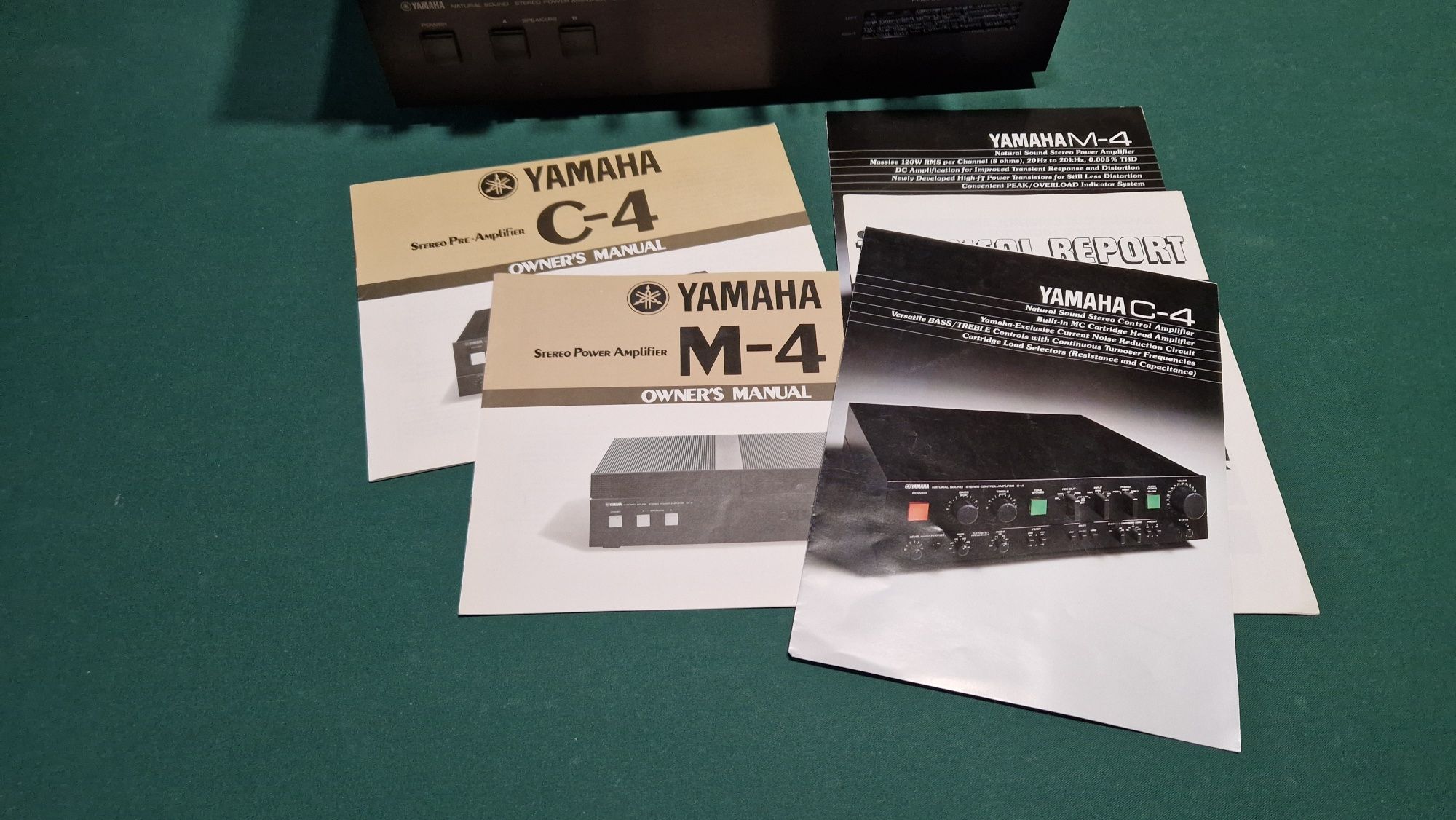 Yamaha C-4 Yamaha M-4 końcówka mocy M4 Przedwzmacniacz  C4