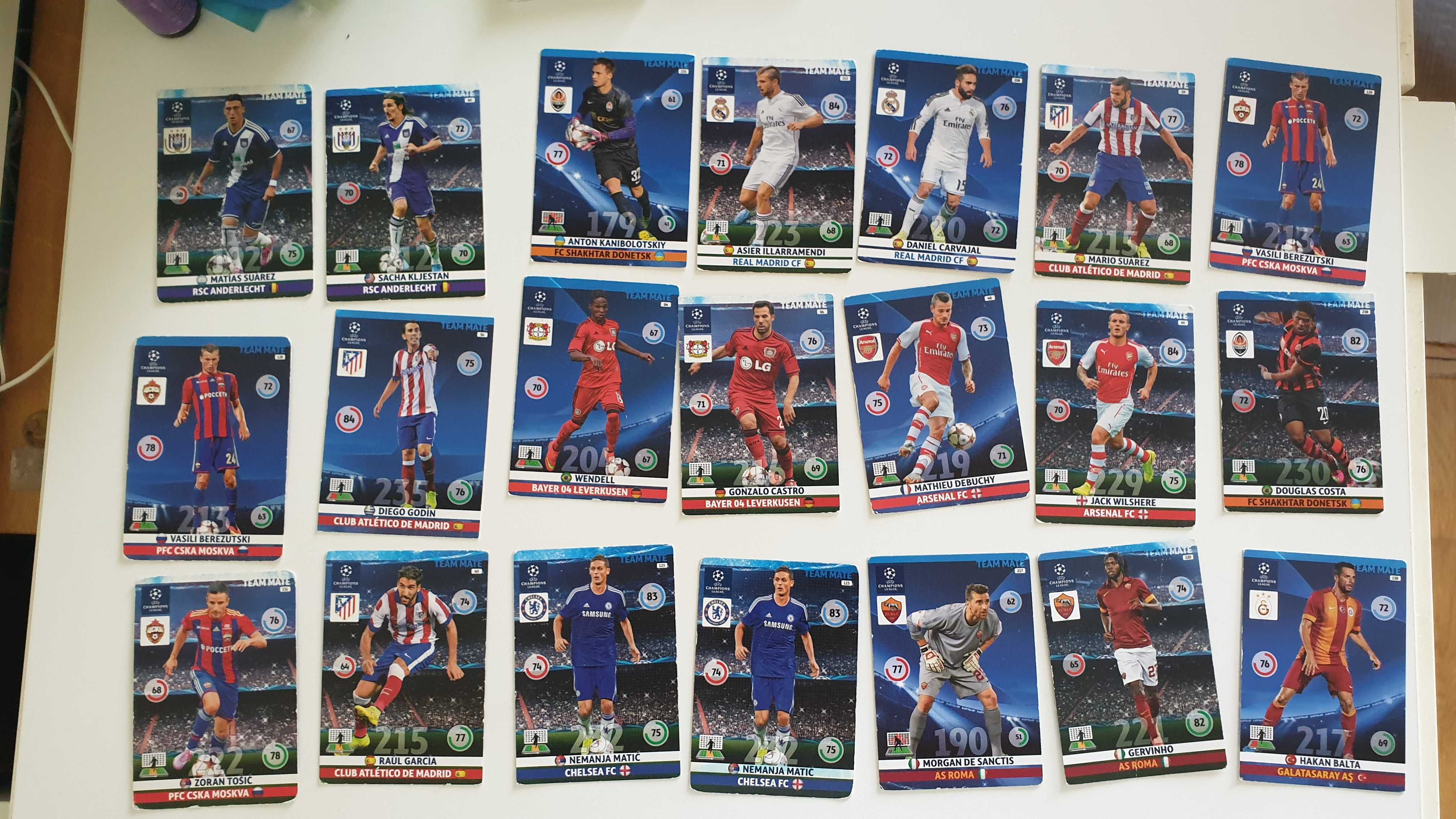 Karty Piłkarskie UEFA CHAMPIONS 2014 - 2015 Panini