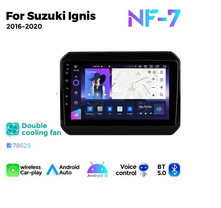 Штатна магнитола Suzuki Grand & Vitara S Cross Swift Ignis Jimny SX4