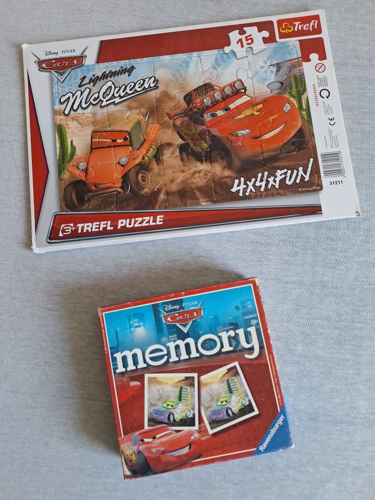 Auta puzzle + memory