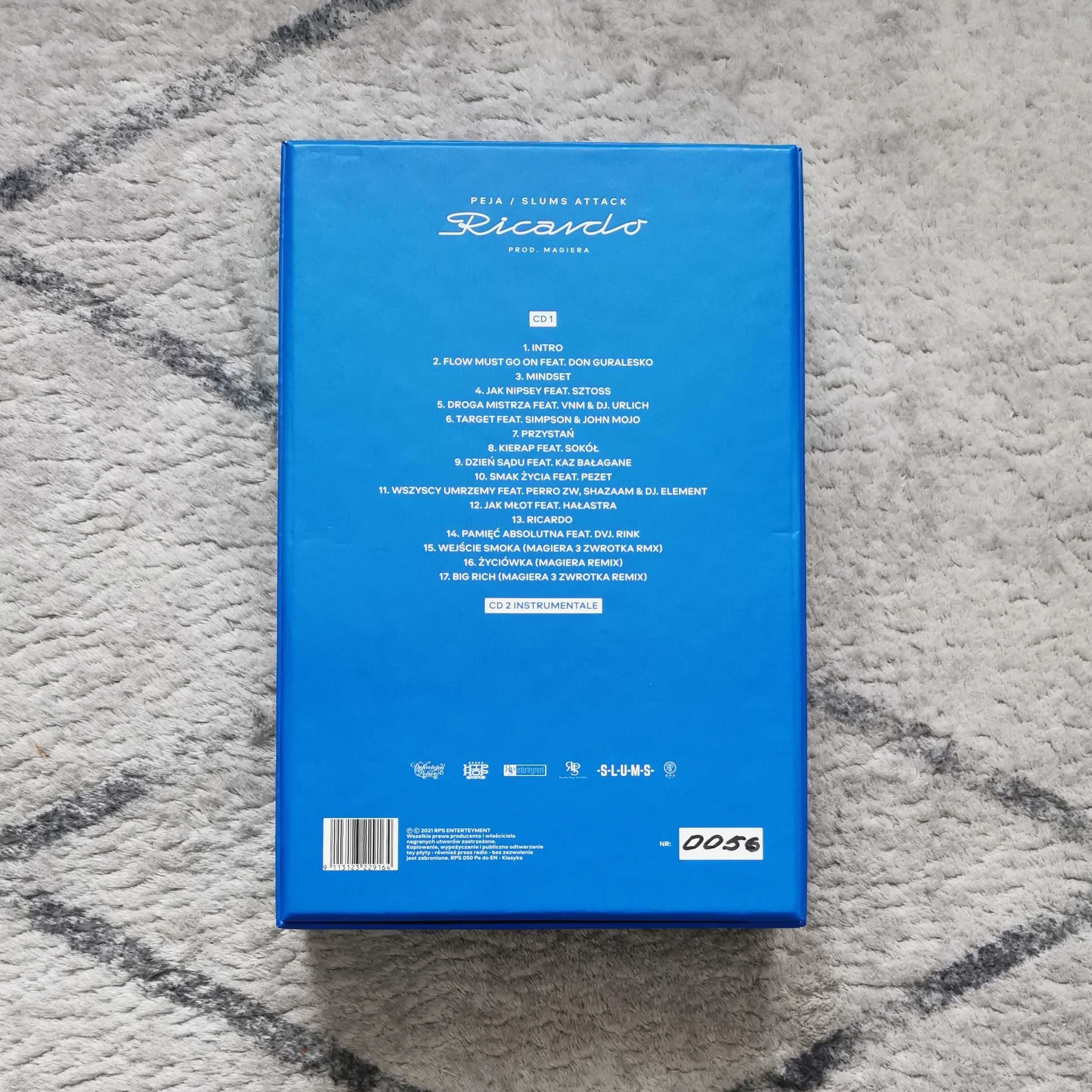 Peja - Ricardo, Limitowany box, 2xCD, 1xMC, Nowy