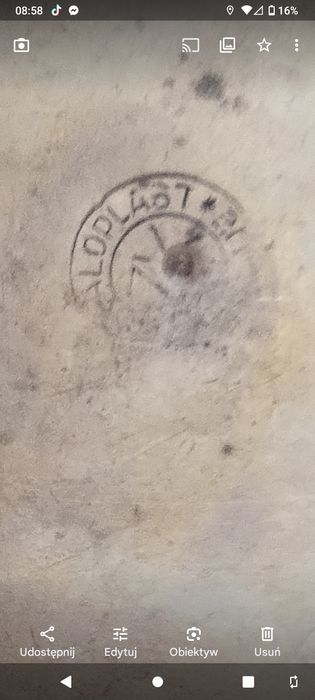 Stara patelnia z mosiądzu