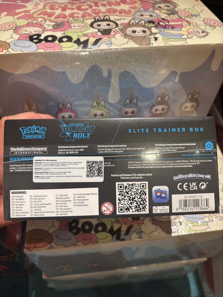 Pokemon Tcg black bolt elite trainer box ETB