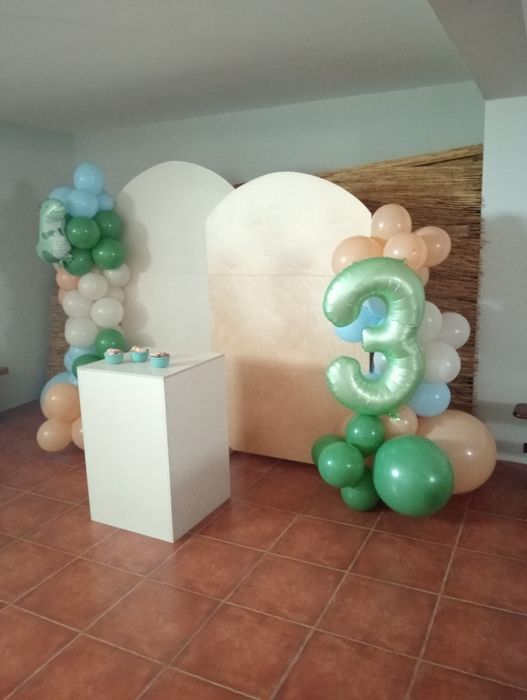 Conjunto de painéis decorativos para  eventos.