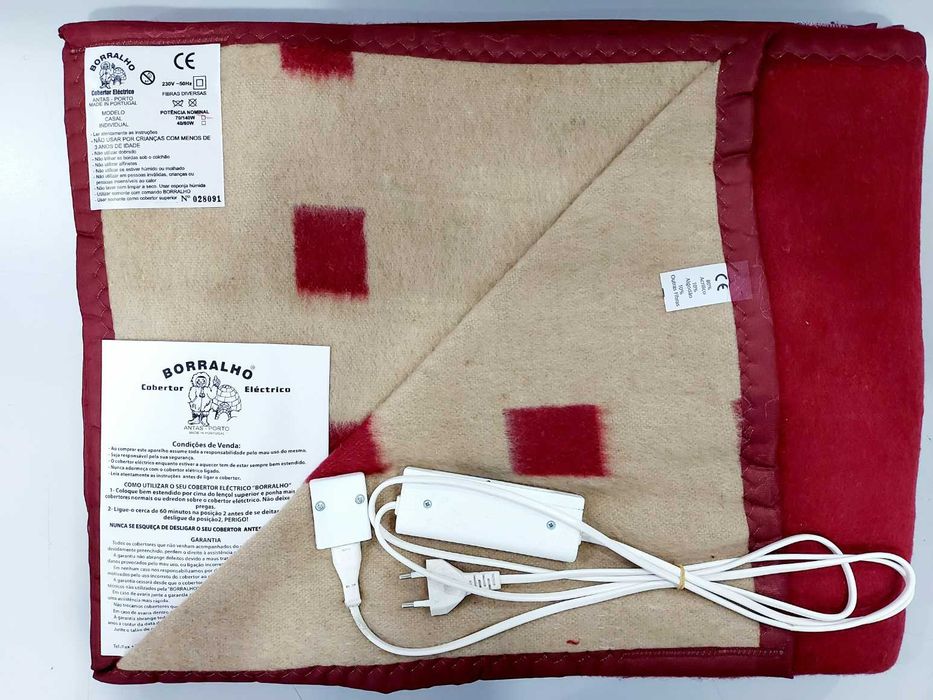Cobertor eletrico casal Borralho