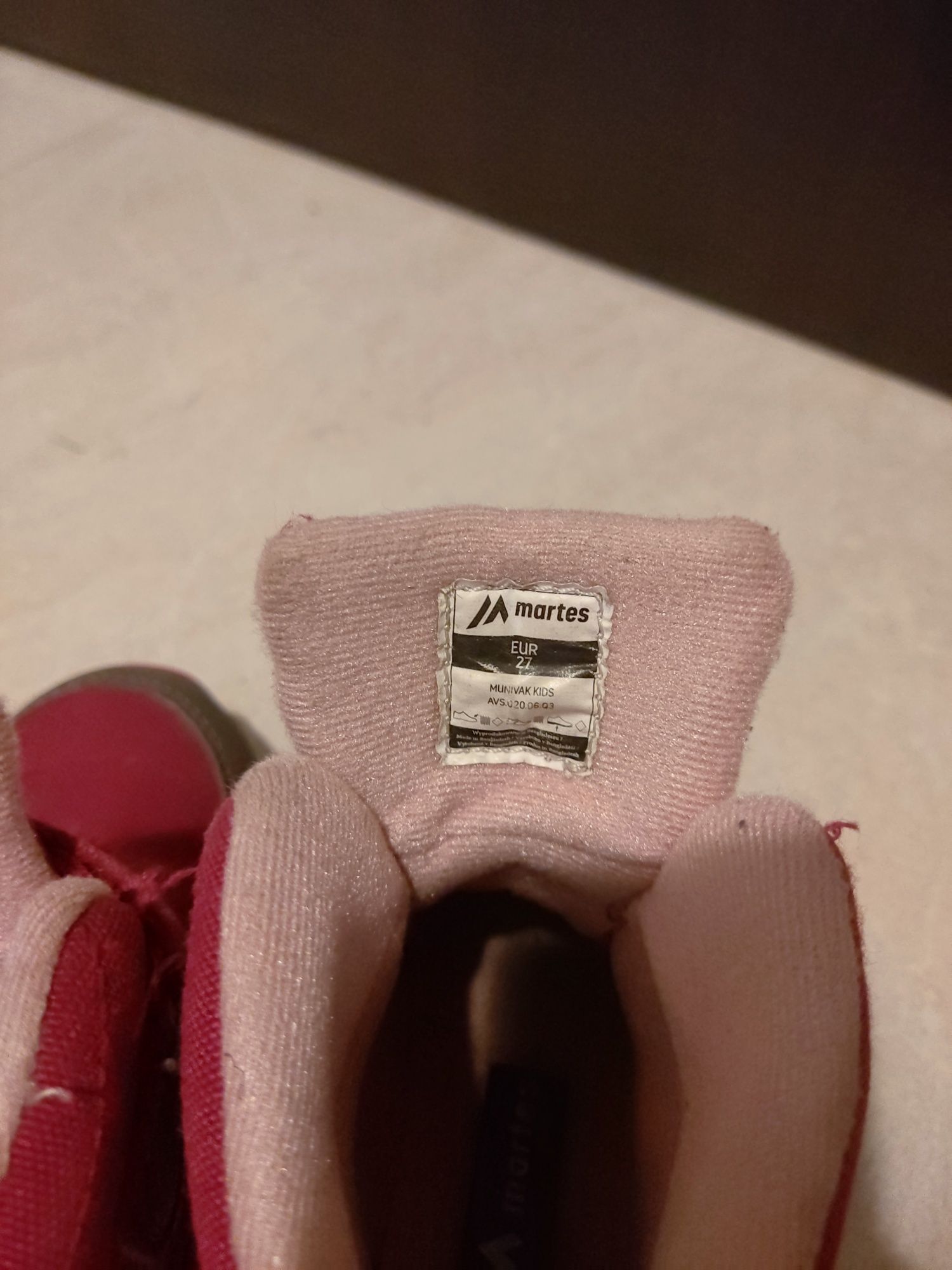 Buty zimowe dla dziewczynki