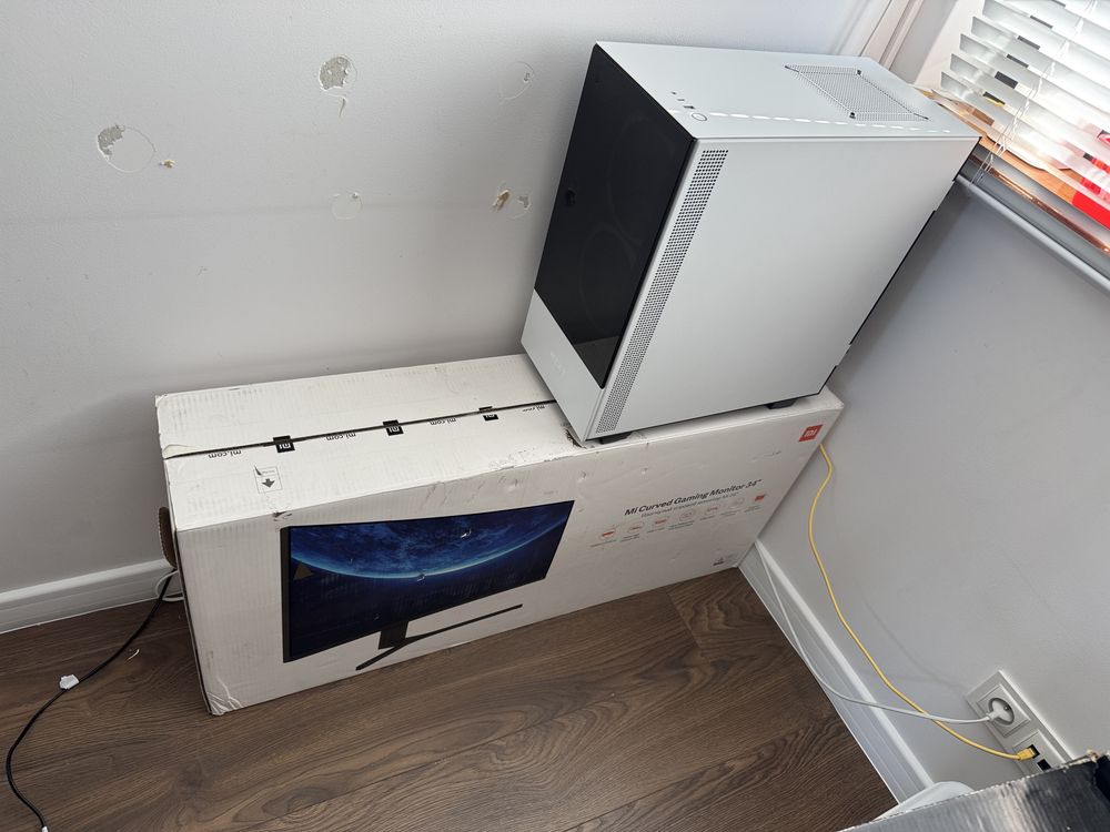 Komputer stacjonarny # RYZEN, Aorus Elite, RTX, 32 GB, NZXT,  34” #