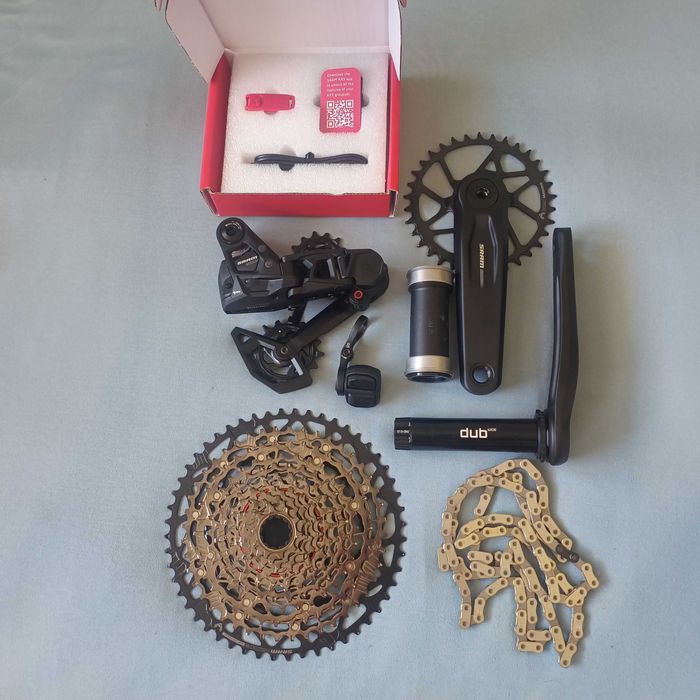 Sram AXS S1000 Transmission pełna grupa nowa przerzutka kaseta korba