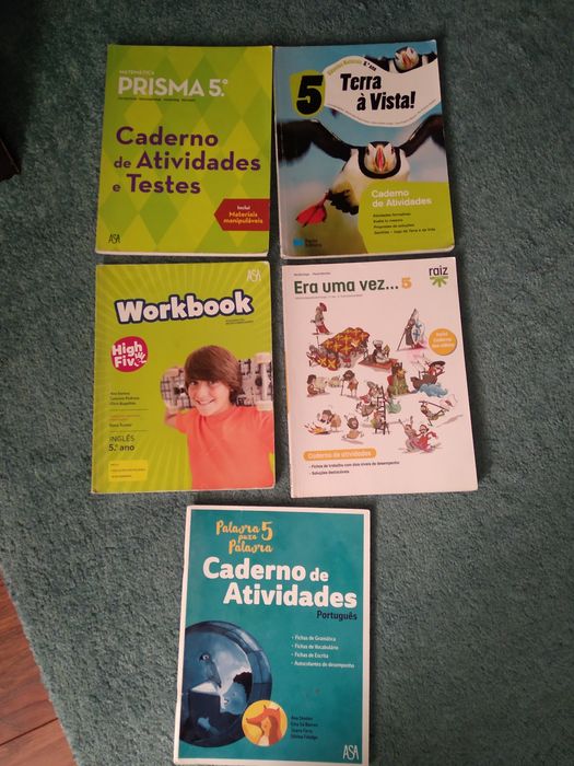 Livros de fichas 5 ano