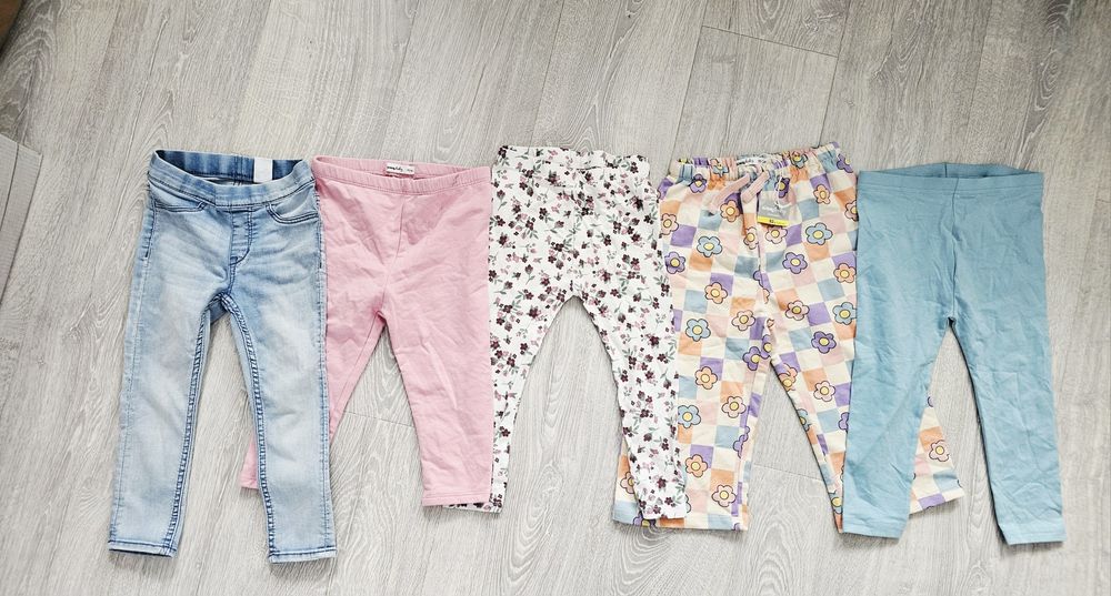 Nowe legginsy 92 H&M Fox&Bunny paka ubranek 92