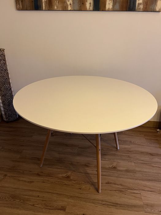 Mesa redonda branca 120 Diametro
