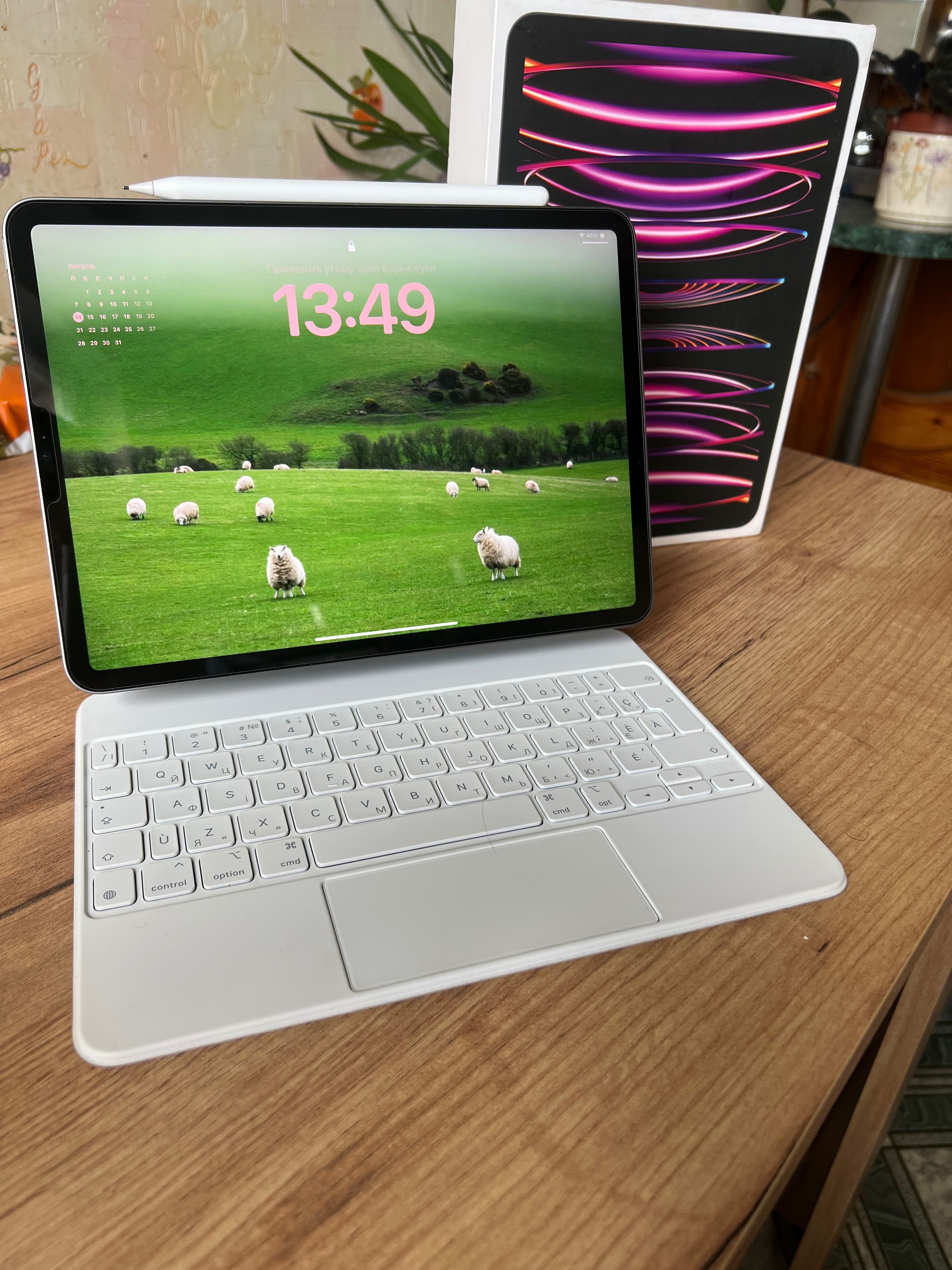 iPad Pro 11ʼʼ 4th Gn (2022) 256Gb + Apple pencil + Magic Keyboard