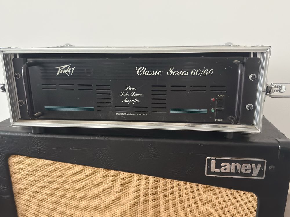 Peavey classic series 60/60- Gitarowa, lampowa koncowka mocy + case