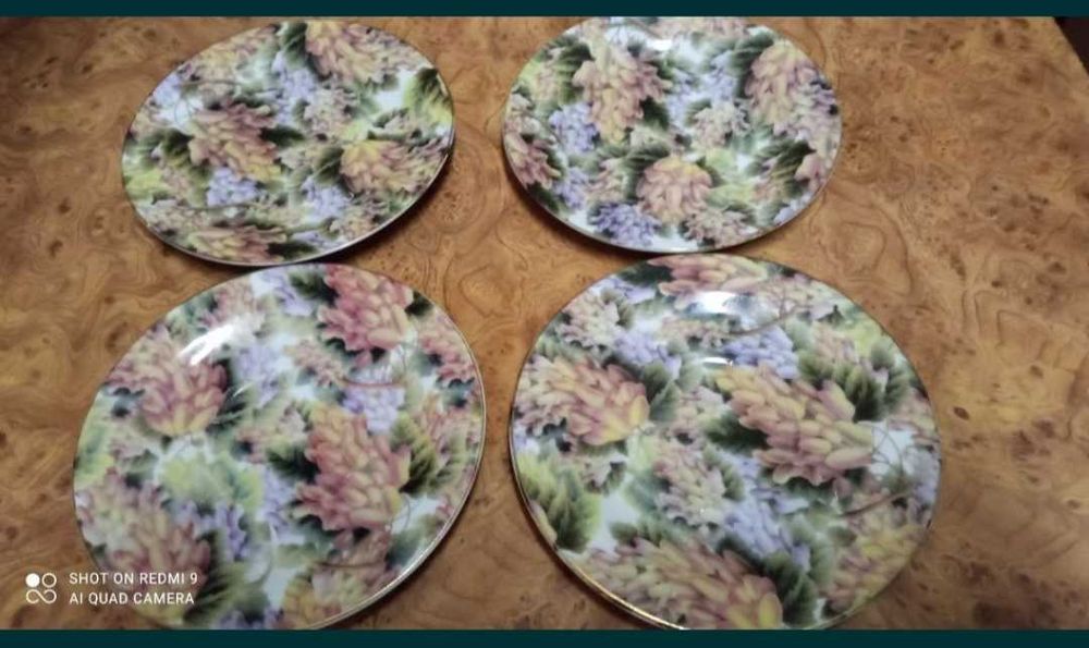 4 porcelana talerze affek sprzedam