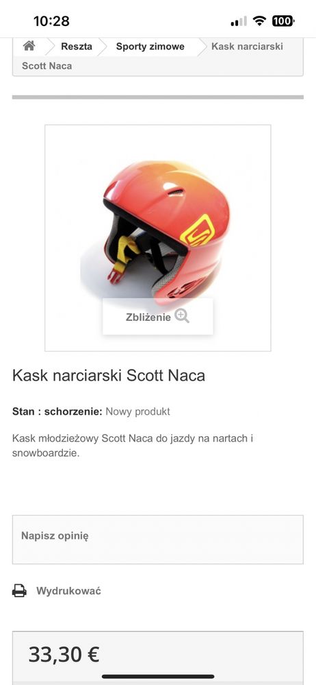Kask dziecięcy Scott Naca 50-51