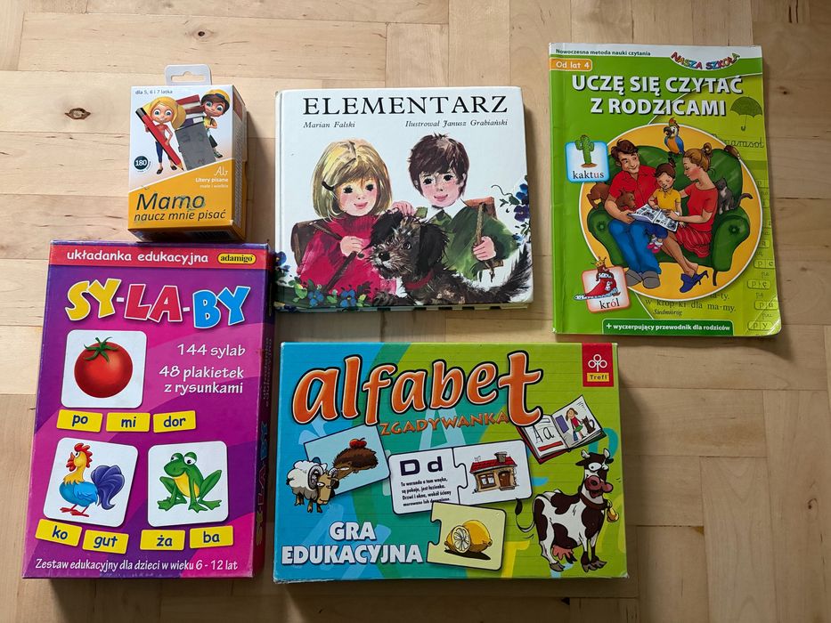 Elementarz Falski do nauki czytania dysleksja sylaby alfabet