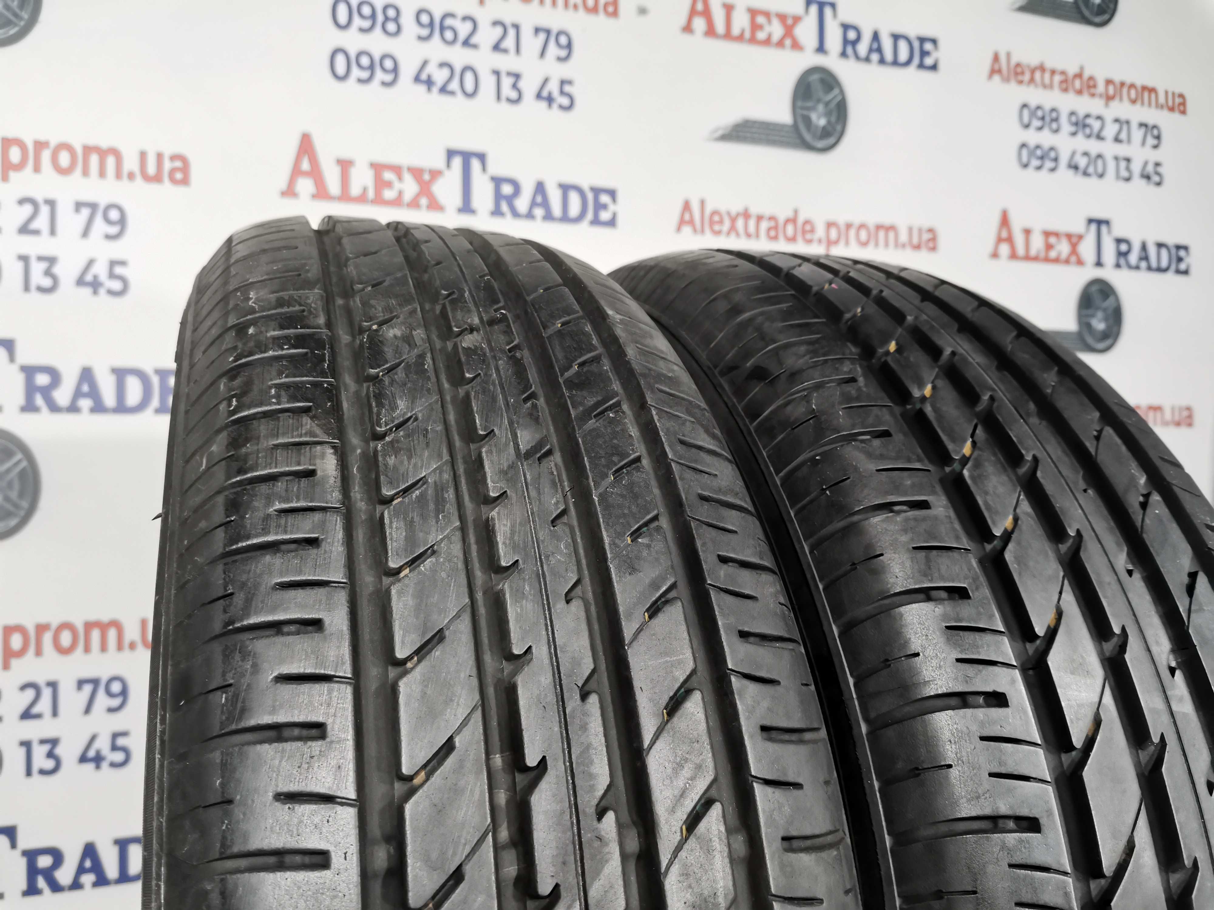 2 шт. 185/60 R16 Toyo Proxes R39 літні шини б/у, 7 мм