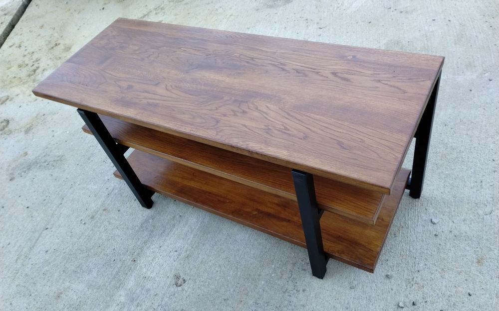 Szafka audio  Rtv Stolik HiFi na sprzęt pod zamówienie Dąb Loft komoda