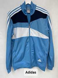 Bluza męska Adidas Vintage niebieska rozpinana bez kaptura M