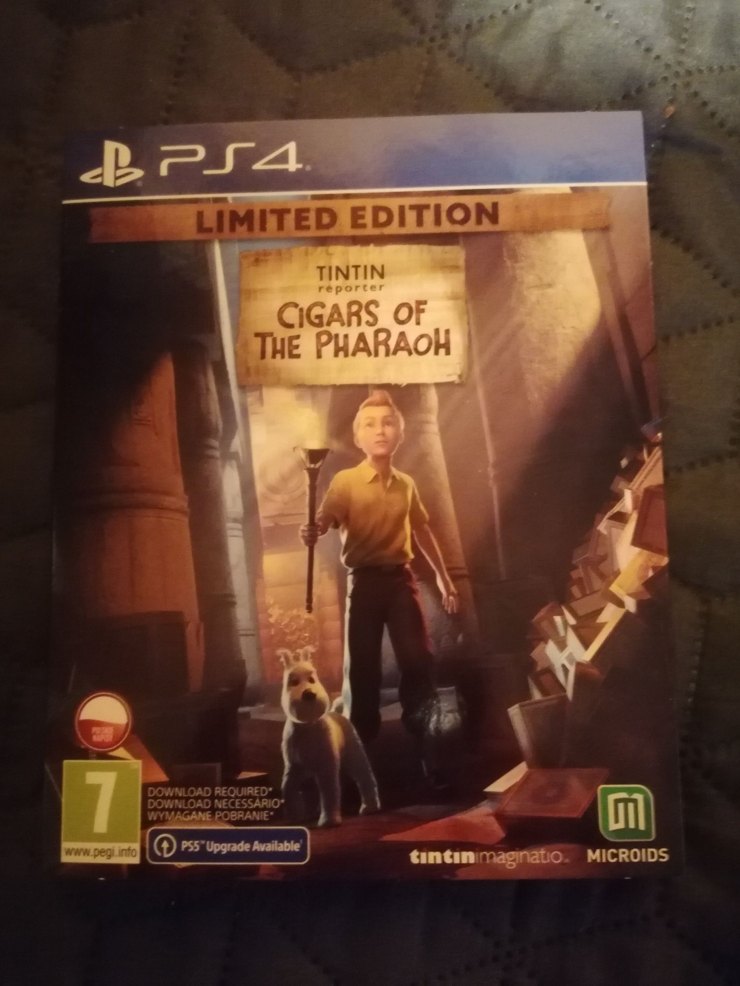 Tintin reporter gra ps4 kolekcjonerska wersja PL