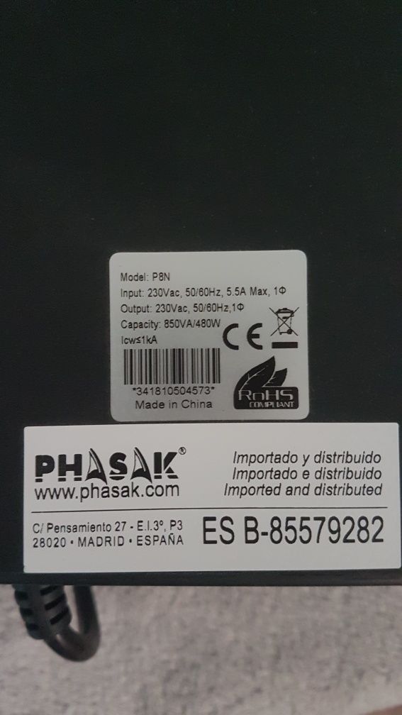 UPS com Display Phasak P8N