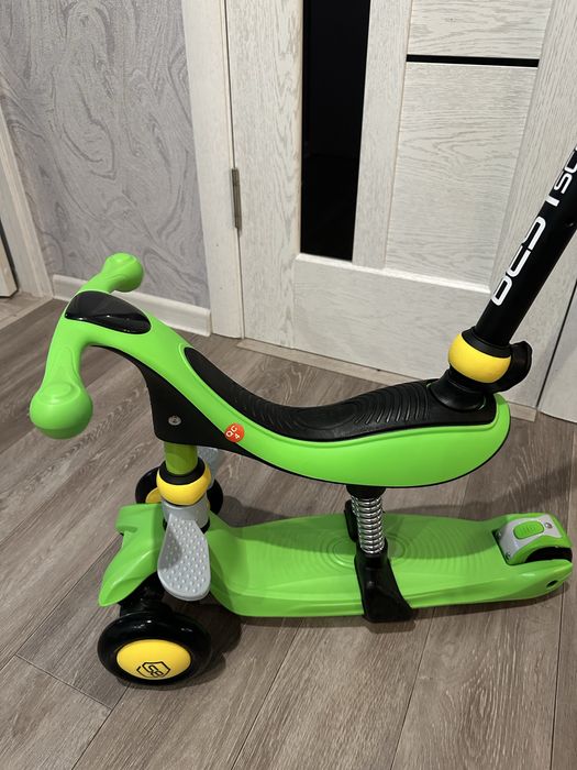 ШИКАРНИЙ самокат 3в1 біговел з батьківською ручкою