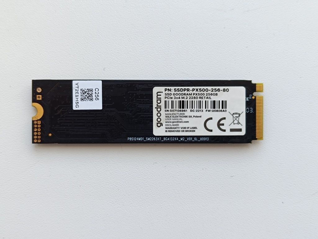 Goodram PX500 256GB M.2 NVMe 256GB M.2 PCI Express 2.0 x4