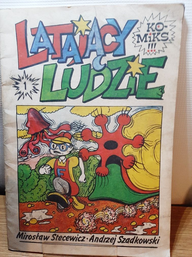 Komiks Latający ludzie cz. 1,  S. Szadkowski polecam