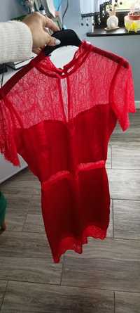 ASOS czerwona sukienka ASOS rXS