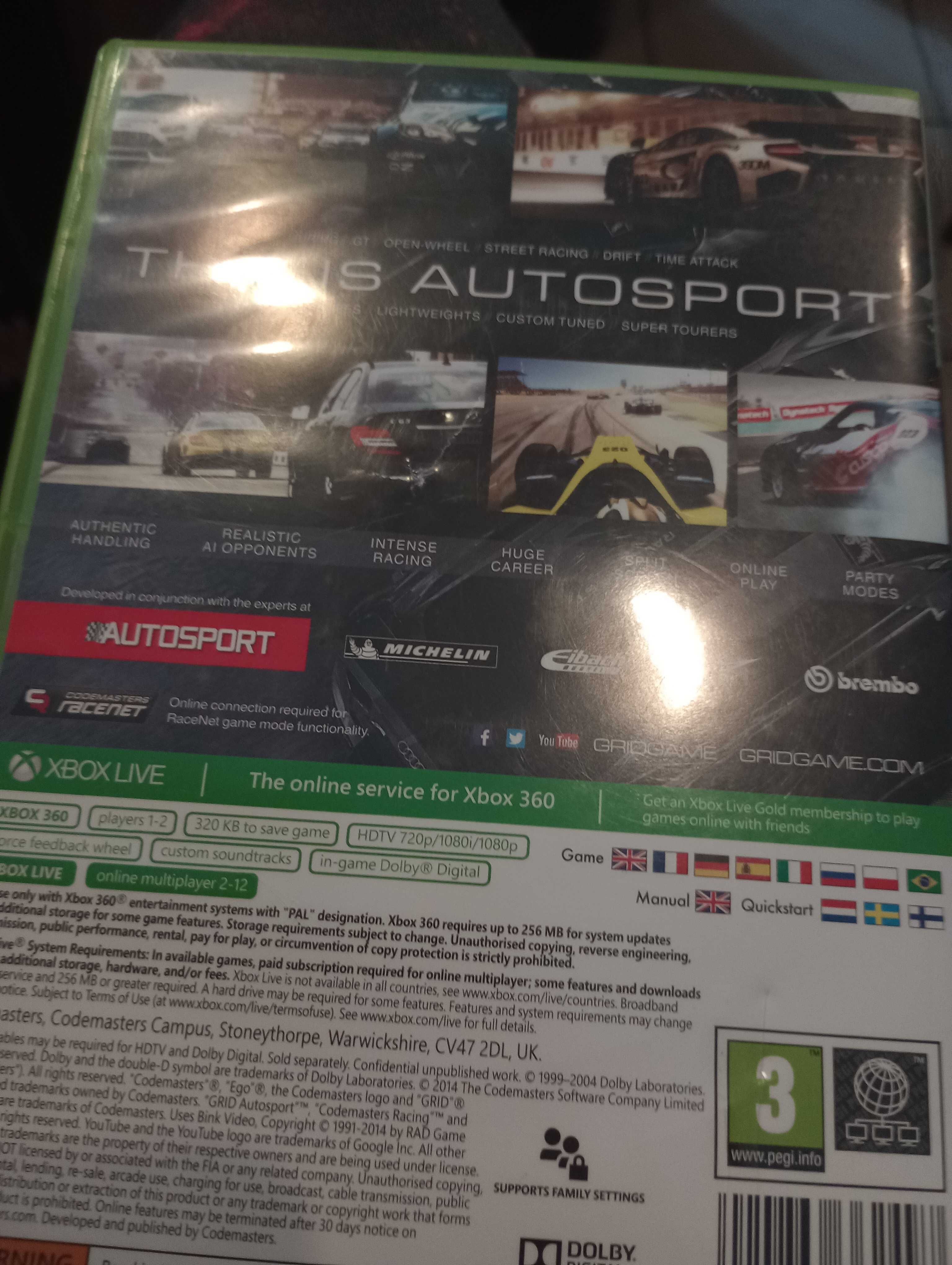 Xbox 360 Grid Autosport