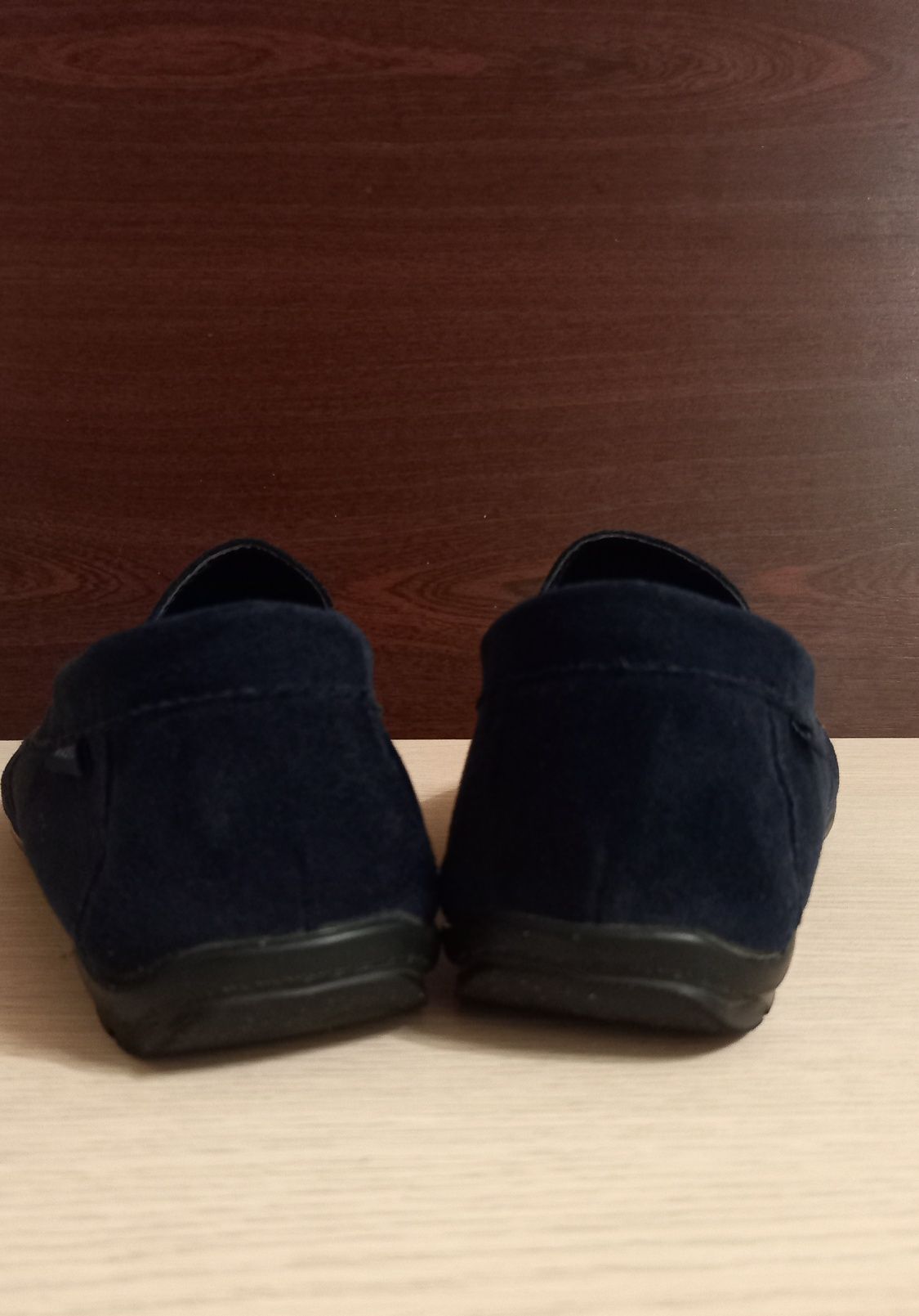 Продам мокасины (туфли) синие 39р.