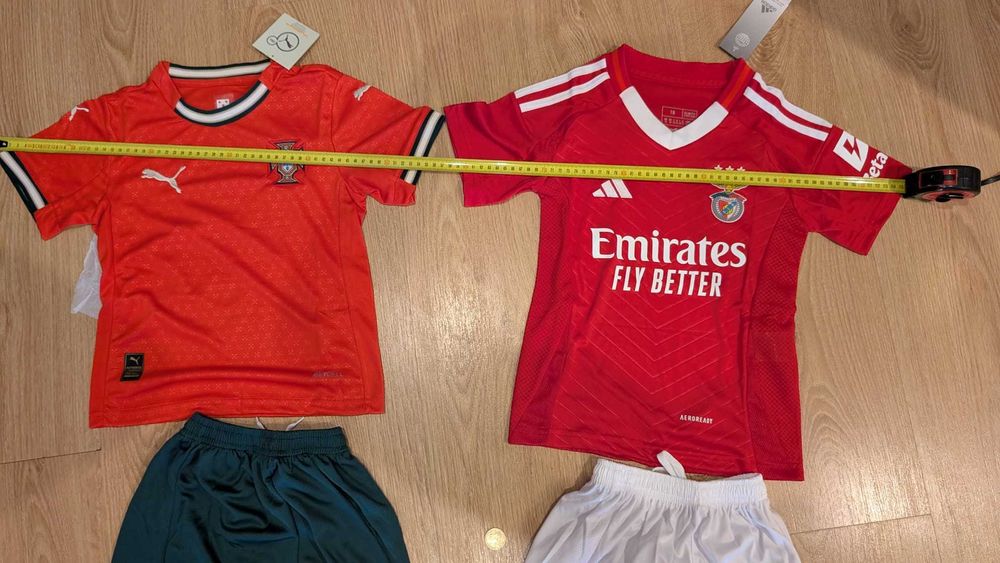 Equipamento seleção e benfica - criança